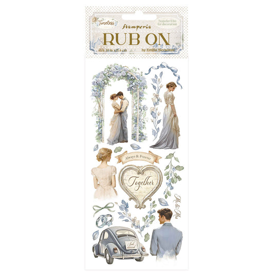 Stamperia - Rub-ons - Timeless Wedding