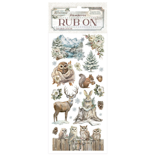 Stamperia - Rub-ons - The Owl's House Wildlife