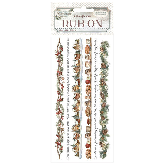 Stamperia - Rub-ons - The Owl's House Stripes