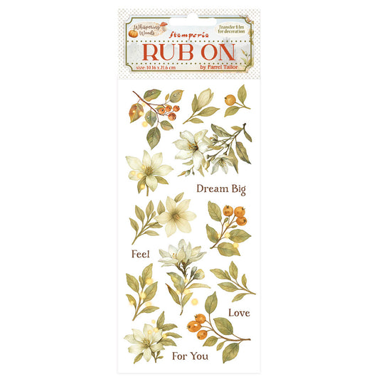 Stamperia - Rub-ons - Whispering Woods magnolia