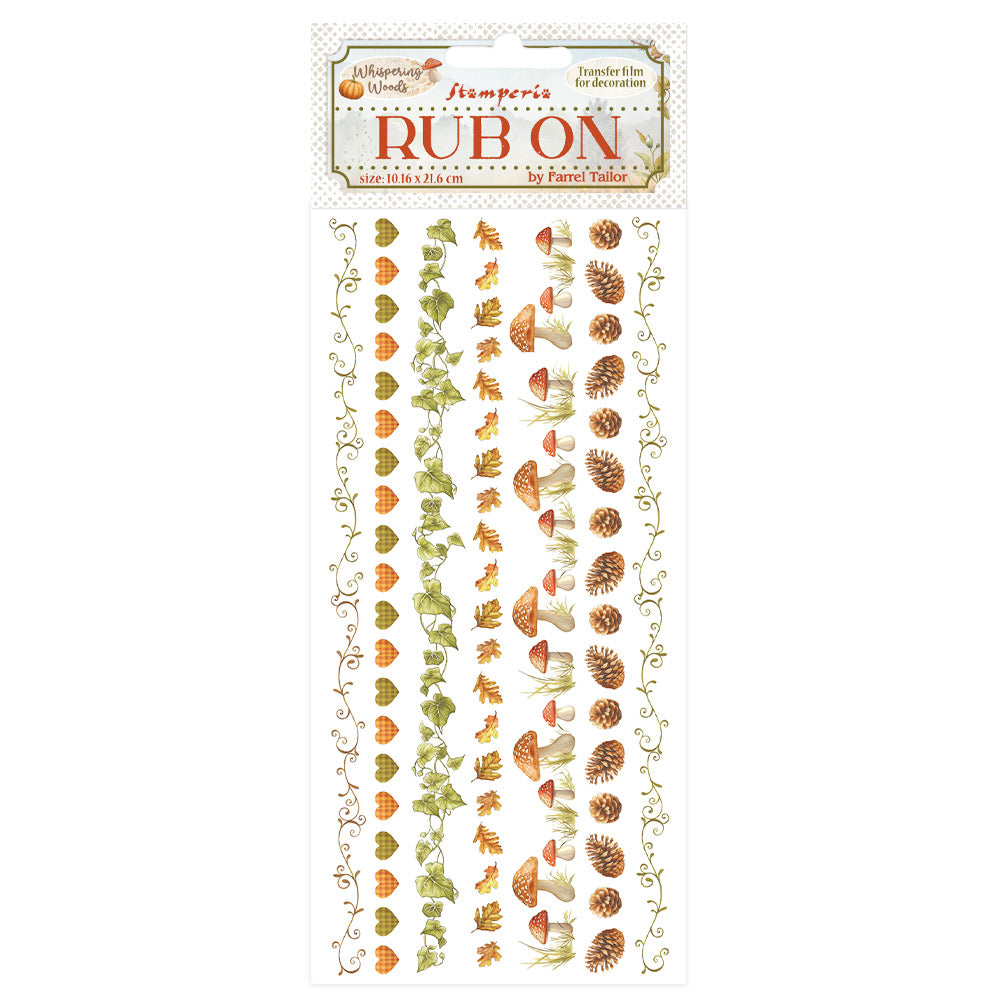 Stamperia - Rub-ons - Whispering Woods - wood stripes