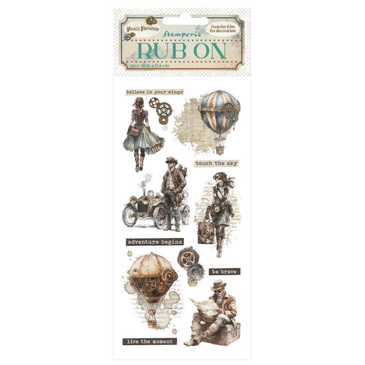 Stamperia - Rub-ons - Voyages Fantastiques - Explorers