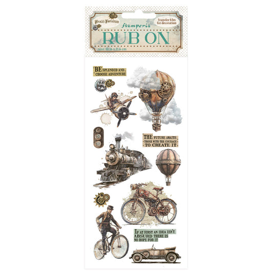 Stamperia - Rub-ons - Voyages Fantastiques - The Age of Adventure