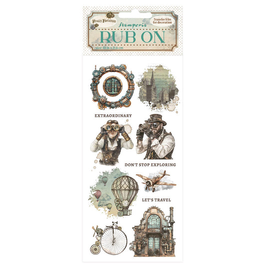 Stamperia - Rub-ons - Voyages Fantastiques - Mechanical Wonders