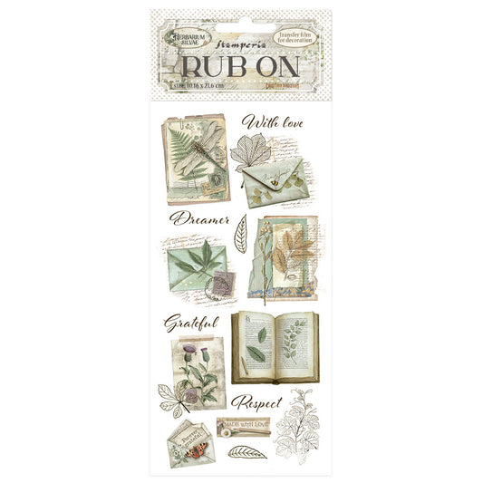 Stamperia   - Rub-ons -  Herbarium Silvae - Bridge