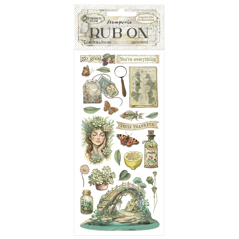 Stamperia   - Rub-ons -  Herbarium Silvae - Bridge