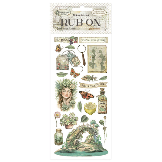 Stamperia   - Rub-ons -  Herbarium Silvae - Bridge