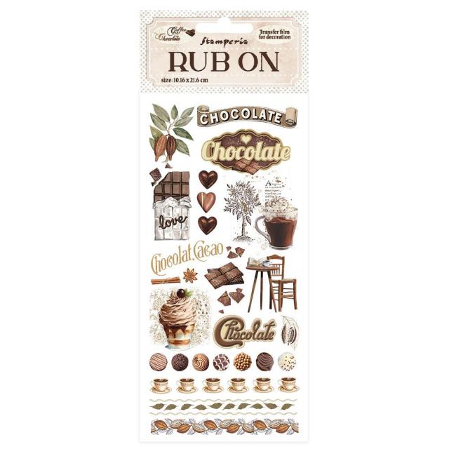 Stamperia   - Rub-ons - Coffee and Chocolate Elements