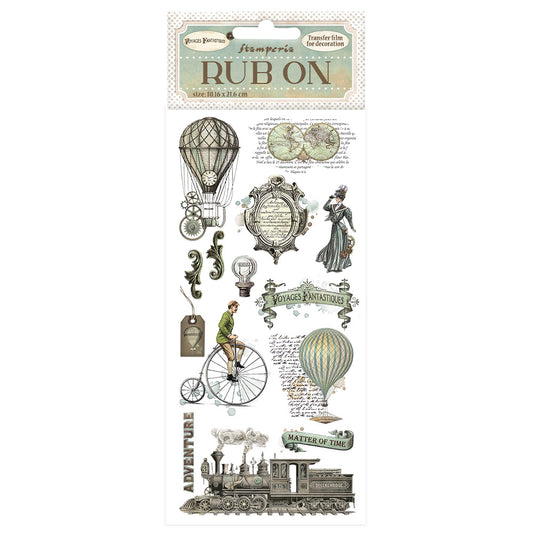 Stamperia   - Rub-ons - Voyages Fantastiques Balloons