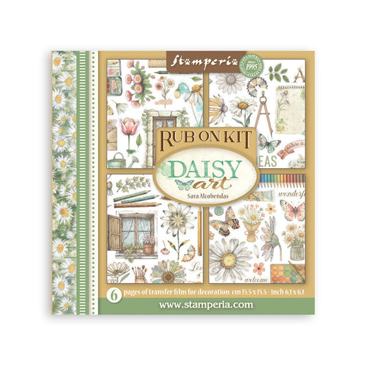 Stamperia - Assortment Rub on cm 15,5x15,5 - 6 pages - Daisy Art