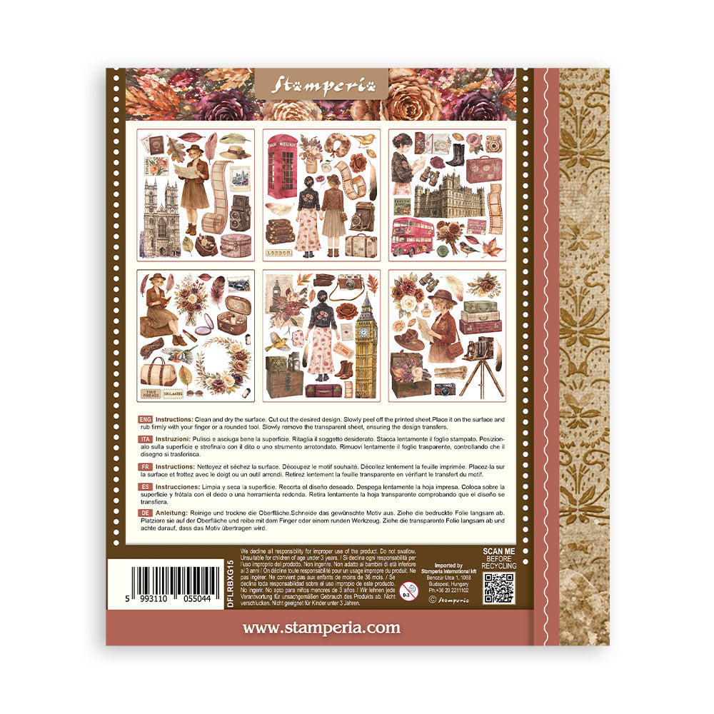 Stamperia - Assortment Rub on Selection - 20.5cmX23cmX0cm - 6 pages - Our Way