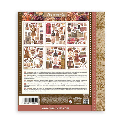 Stamperia - Assortment Rub on Selection - 20.5cmX23cmX0cm - 6 pages - Our Way