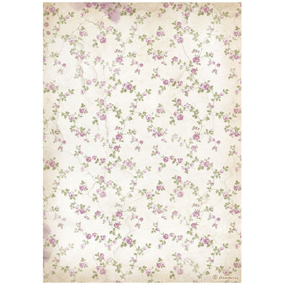 Stamperia  - Pack of 6 Rice papers -  21cm x 29.7cm - A4 -  Lavender