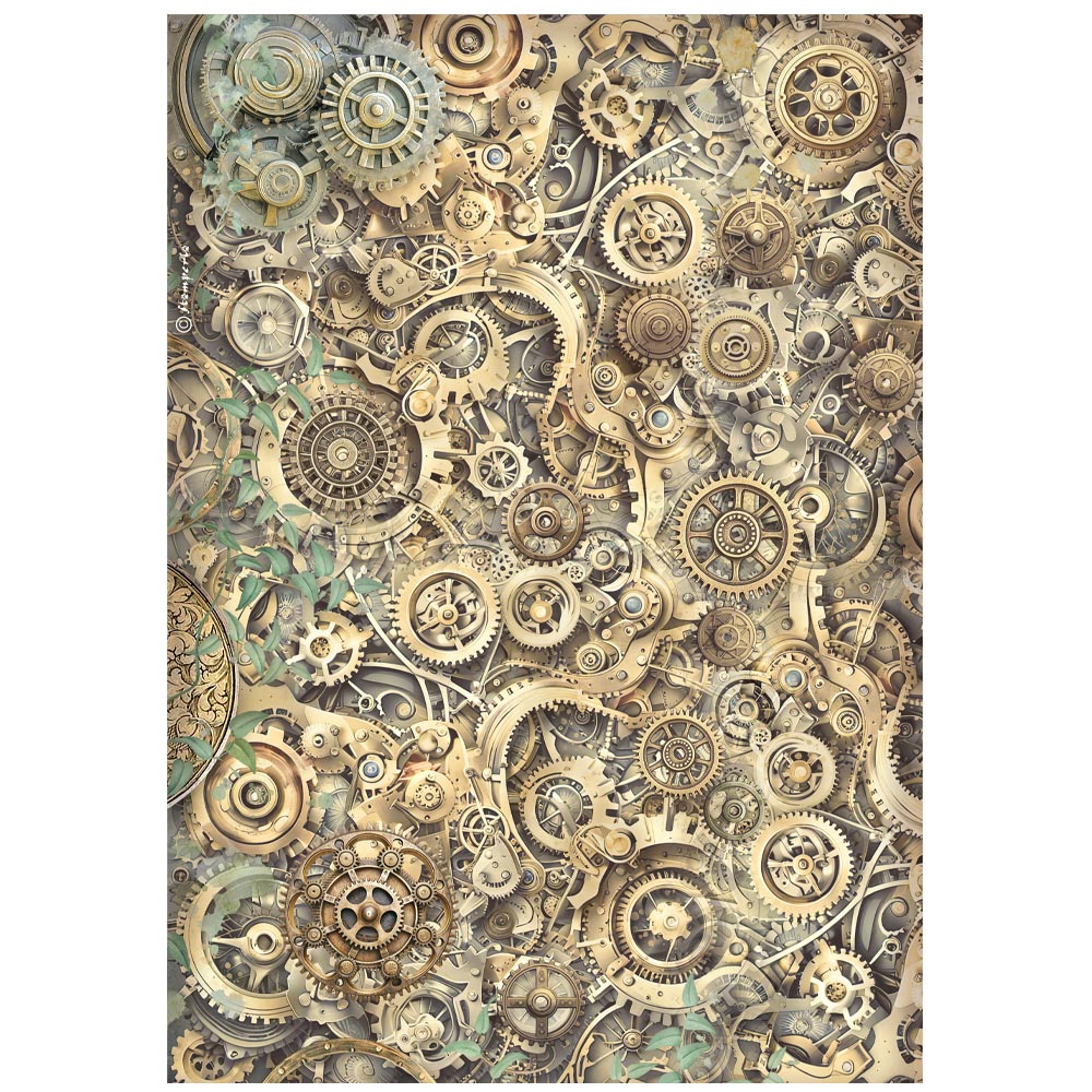 Stamperia  - Pack of 6 Rice papers -  21cm x 29.7cm - A4 - Garden of Time
