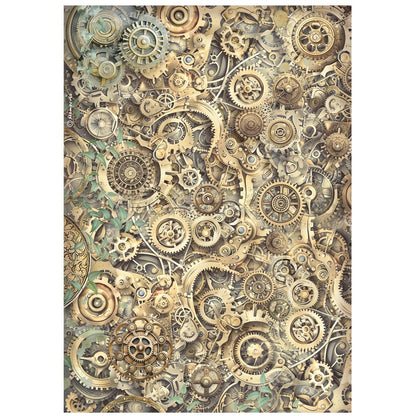 Stamperia  - Pack of 6 Rice papers -  21cm x 29.7cm - A4 - Garden of Time