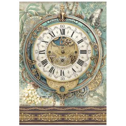 Stamperia  - Pack of 6 Rice papers -  21cm x 29.7cm - A4 - Garden of Time