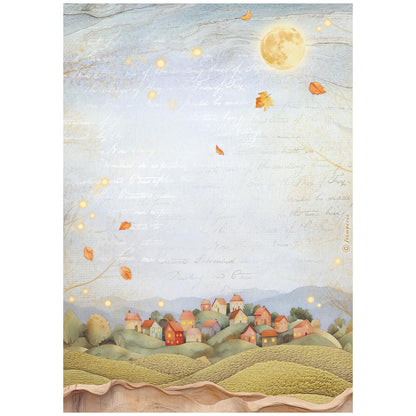 Stamperia  - Pack of 6 Rice papers -  21cm x 29.7cm - A4 - Whispering Woods