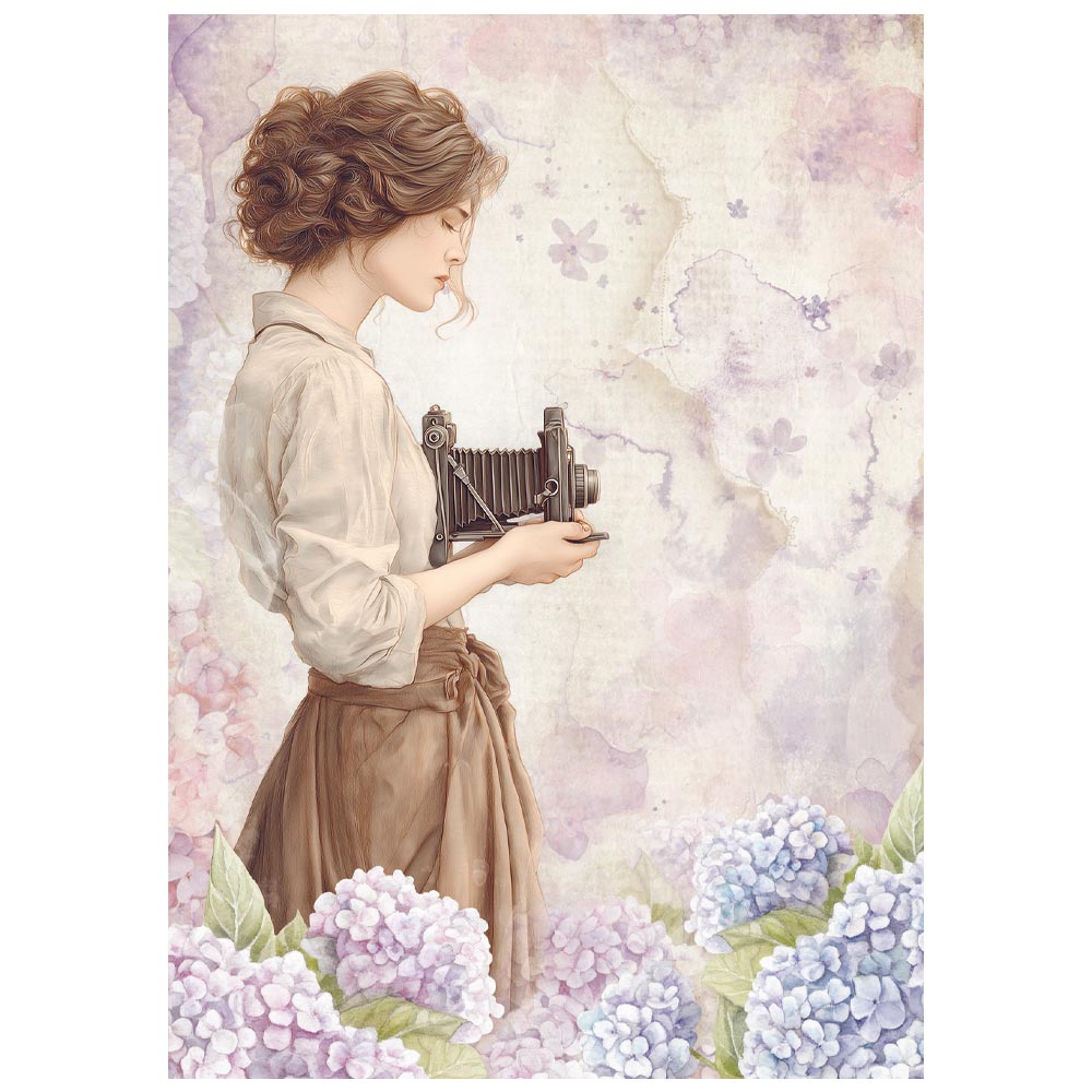 Stamperia  - Pack of 8 Mini Rice papers - A6 - Quiet Days