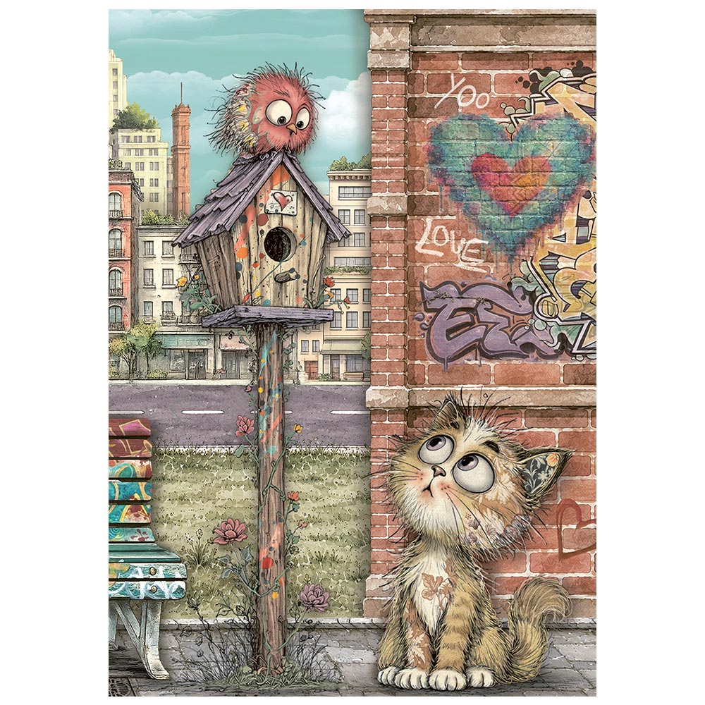 Stamperia  - Pack of 8 Mini Rice papers - A6 - Furry Friends 2