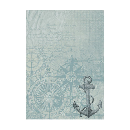 Stamperia  - Pack of 8 Rice papers -  4.14cm x 5.83 cm - Backgrounds A6 -  Sea Land