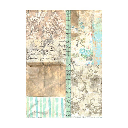 Stamperia  - Pack of 8 Rice papers -  10.5cm x 14.8cm - A6 -  Wonderland