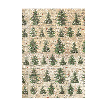 Stamperia  - Pack of 8 Rice papers -  10.5cm x 14.8cm - A6 - Classic Christmas