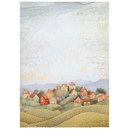 Stamperia  - Pack of 8 Rice papers -  10.5cm x 14.8cm - A6 - Whispering Woods