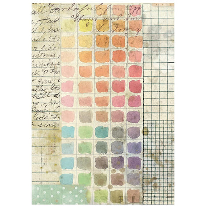 Stamperia  - Pack of 8 Rice papers - A6 Backgrounds - Daisy Art