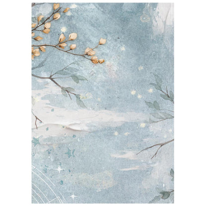 Stamperia  - Pack of 8 Rice papers -  4.14cm x 5.83 cm - Backgrounds A6 - Secret Diary