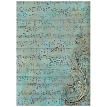 Stamperia  - Pack of 8 Rice papers - 4.14cm x 5.83 cm - Backgrounds A6 Symphony