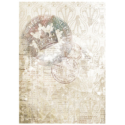 Stamperia  - Pack of 8 Rice papers - 4.14cm x 5.83 cm - Backgrounds A6 Our Way