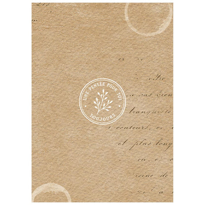 Stamperia  - Pack of 8 Rice papers - 4.14cm x 5.83 cm - Backgrounds A6 Flowers and Poems