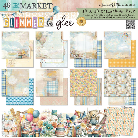 49 and Market - 12 x 12 paper pack - Glimmer & Glee
