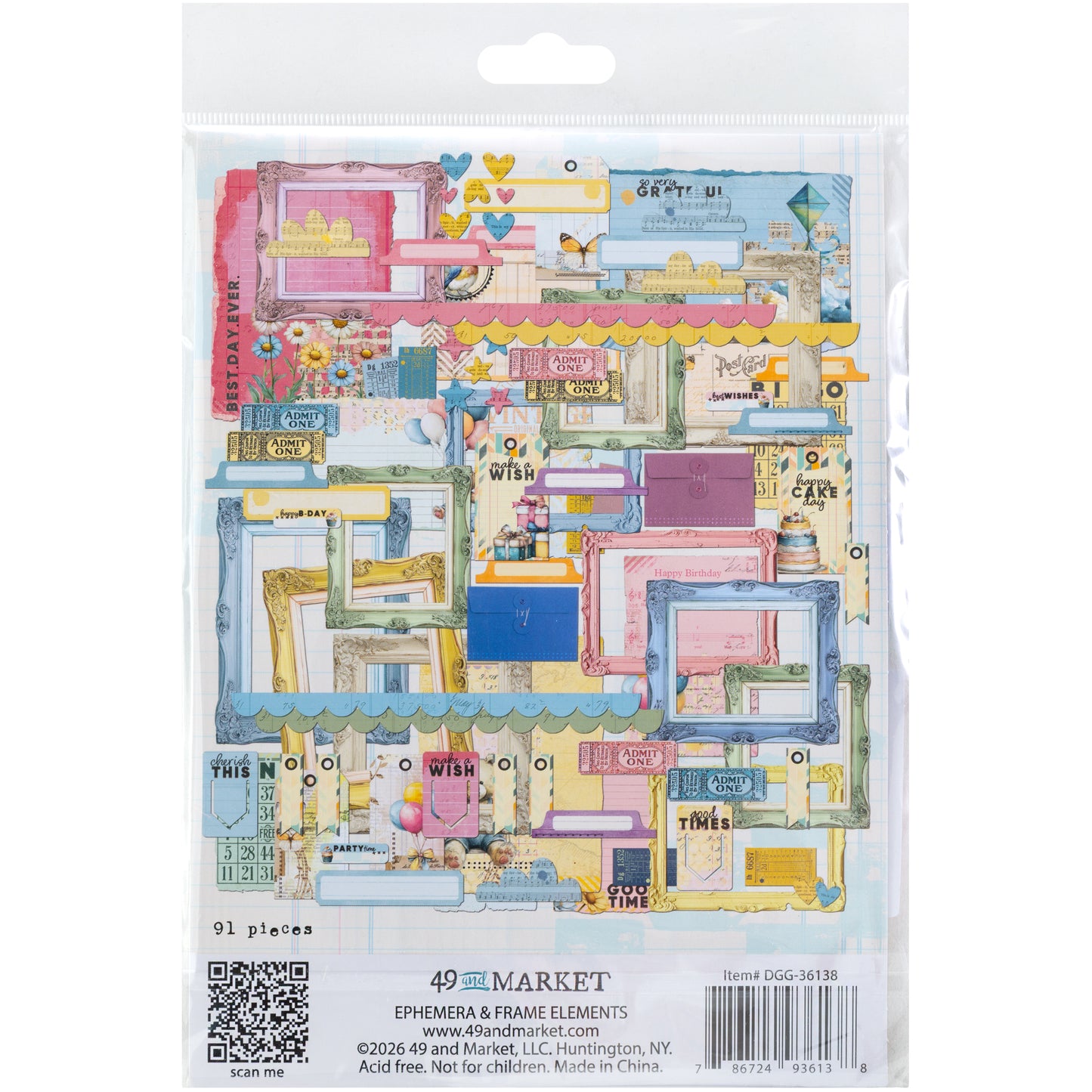 49 and Market  - Ephemera  - 91 pieces - Glimmer & Glee