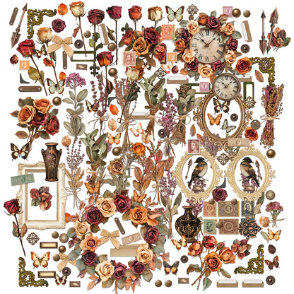 49 and Market - Laser cut florals - Nostalgic Memories - 181 pieces