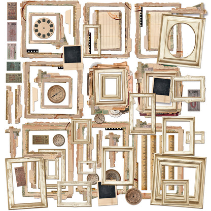 49 and Market  - Ephemera & Frames - 62 pieces