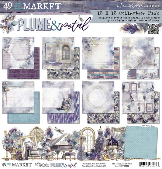 49 and Market - 12 x 12 paper pack - Plume & petal