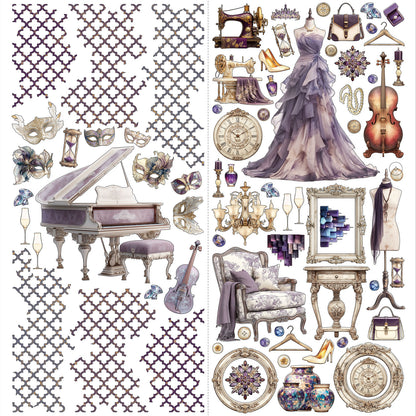 49 and Market - Laser cut Element Set - 198 pieces - Plume & Petal