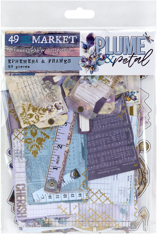 49 and Market  - Ephemera & Frames - 62 pieces - Plume & Petal