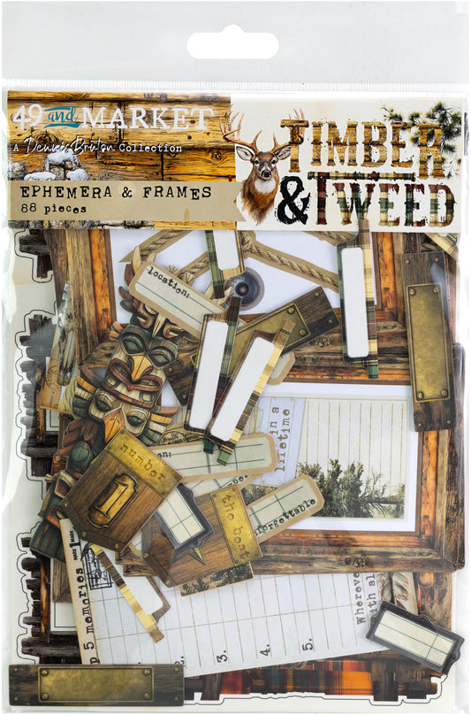 49 and Market  - Ephemera & Frames - 62 pieces - Timber & Tweed