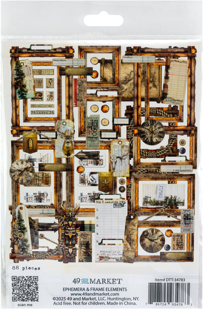 49 and Market  - Ephemera & Frames - 62 pieces - Timber & Tweed