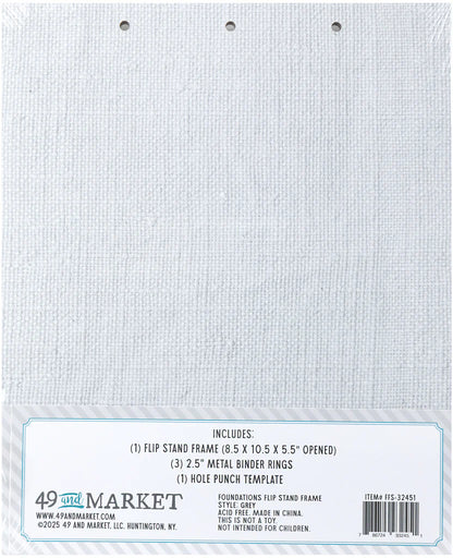 49 and Market - Foundations grey flip stand frame