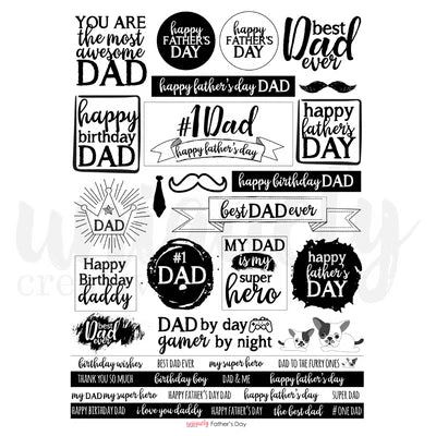 Uniquely Creative - Father's Day - Cut-a-part Sheet