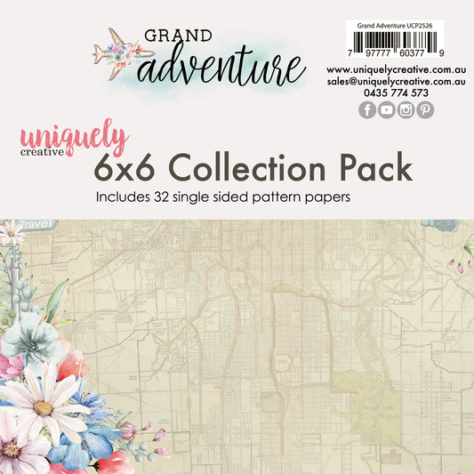 Uniquely Creative - 6 X 6  Grand Adventure Collection Paper Pack