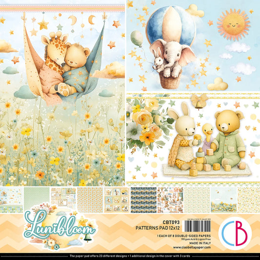 CIAO BELLA  - 12 x 12  Patterns Pad - Lunibloom