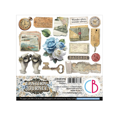 CIAO BELLA  - Fussy cut pad 6x6 - Eastern Journey