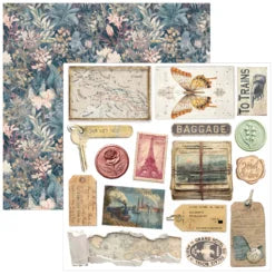 CIAO BELLA  - Fussy cut pad 6x6 - Eastern Journey