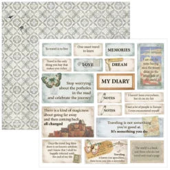 CIAO BELLA  - Fussy cut pad 6x6 - Eastern Journey