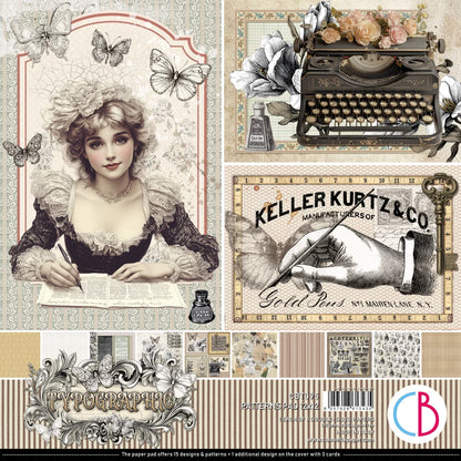 CIAO BELLA  - 12 x 12  Patterns Pad - Typographic