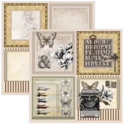 CIAO BELLA  - 12 x 12  Patterns Pad - Typographic